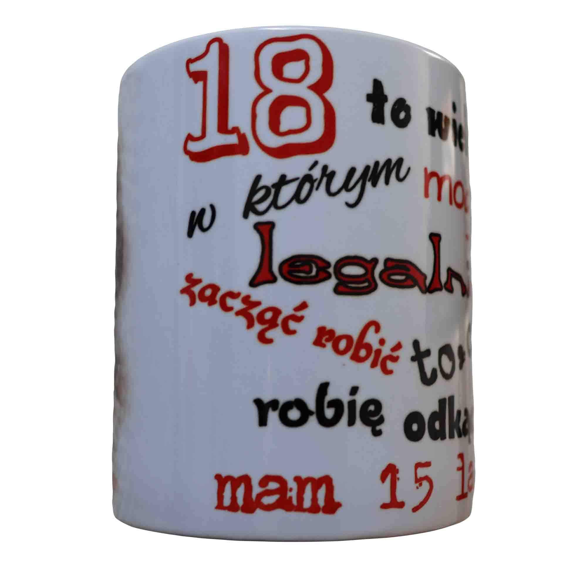 Kubek na 18 urodziny 0