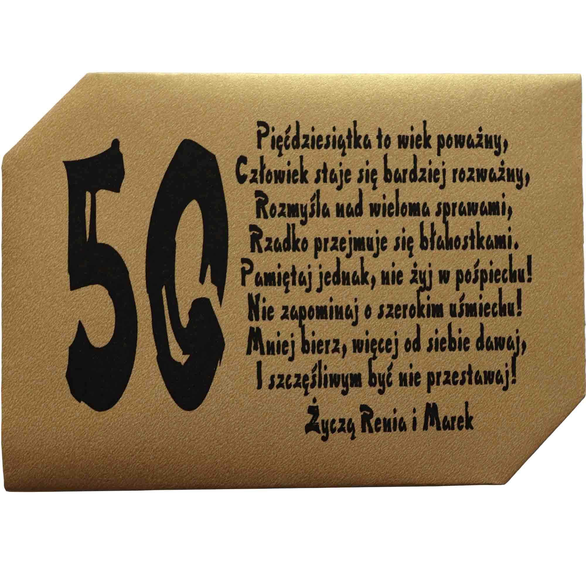 Koperta na pieniądze 30 40 50 ... urodziny 0