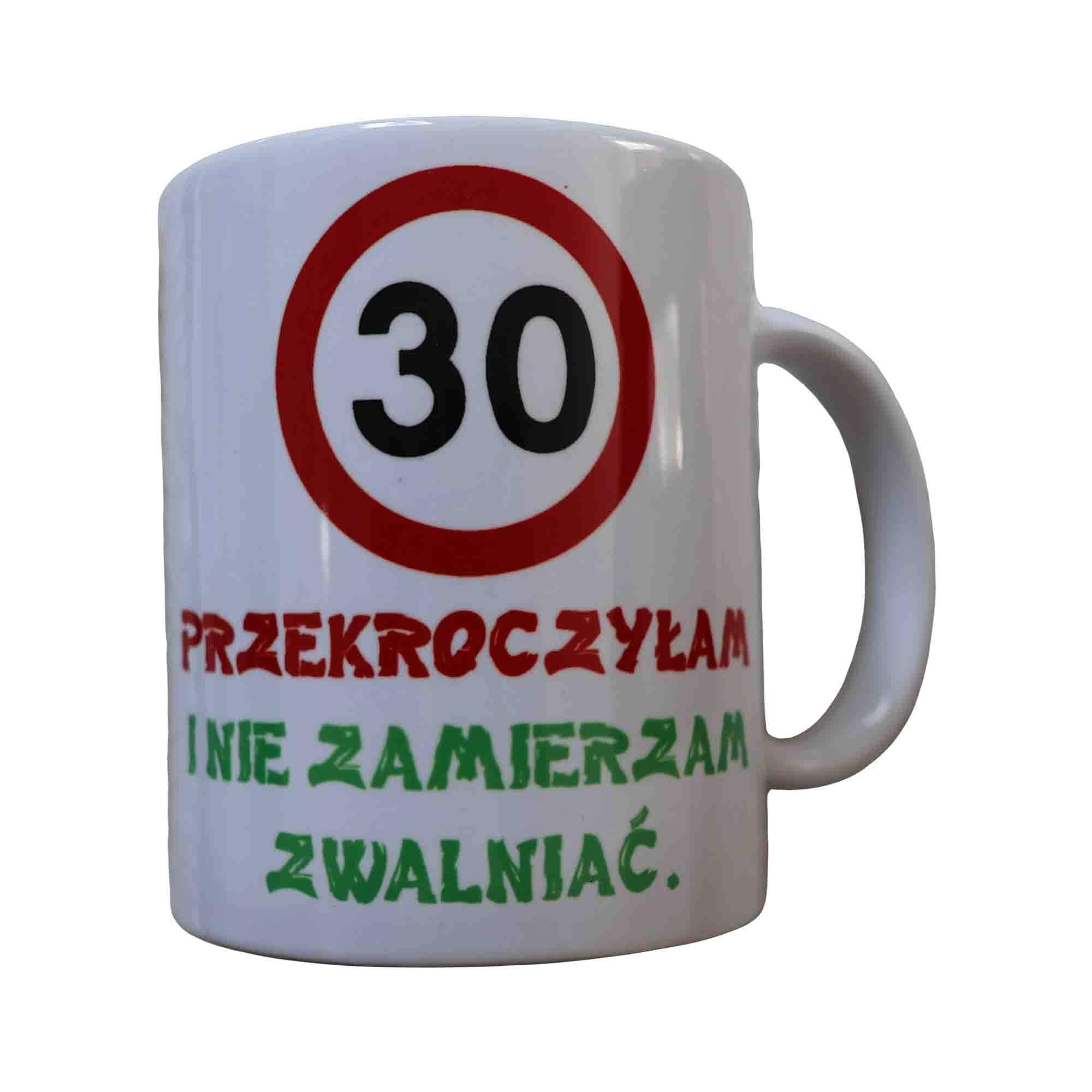 Kubek na urodziny przekroczenie 0