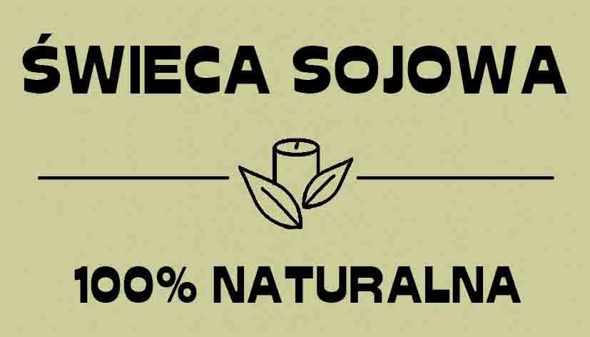 Naklejki na świece sojowe kolorowe 1