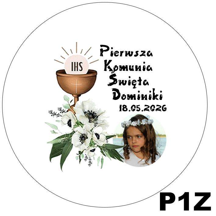 Przypinka na komunię świętą 3