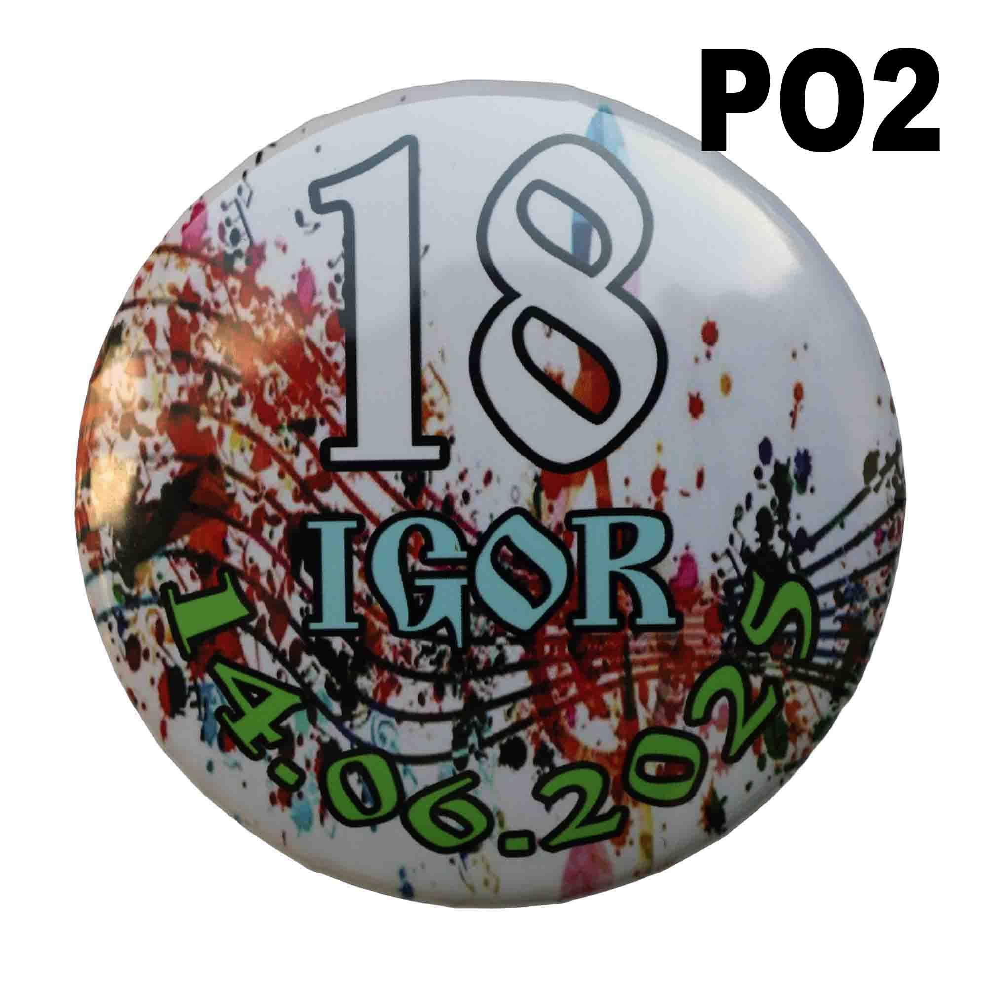 Przypinka na osiemnastkę 2