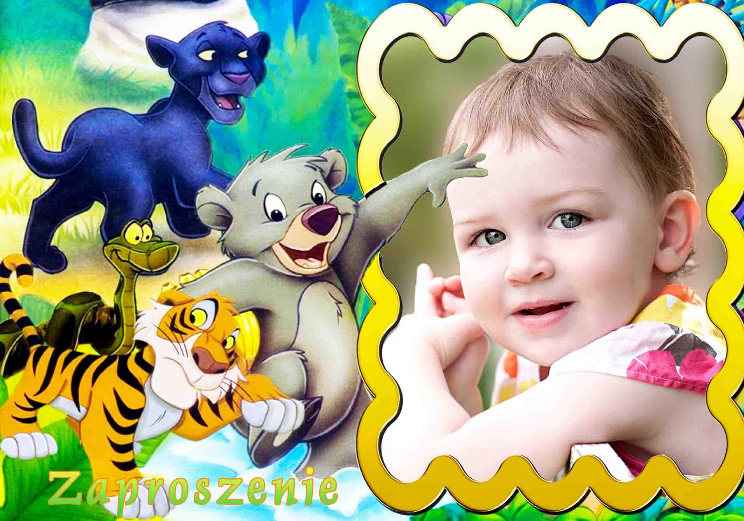 Zaproszenia na roczek ze zdjęciem 10x15 1