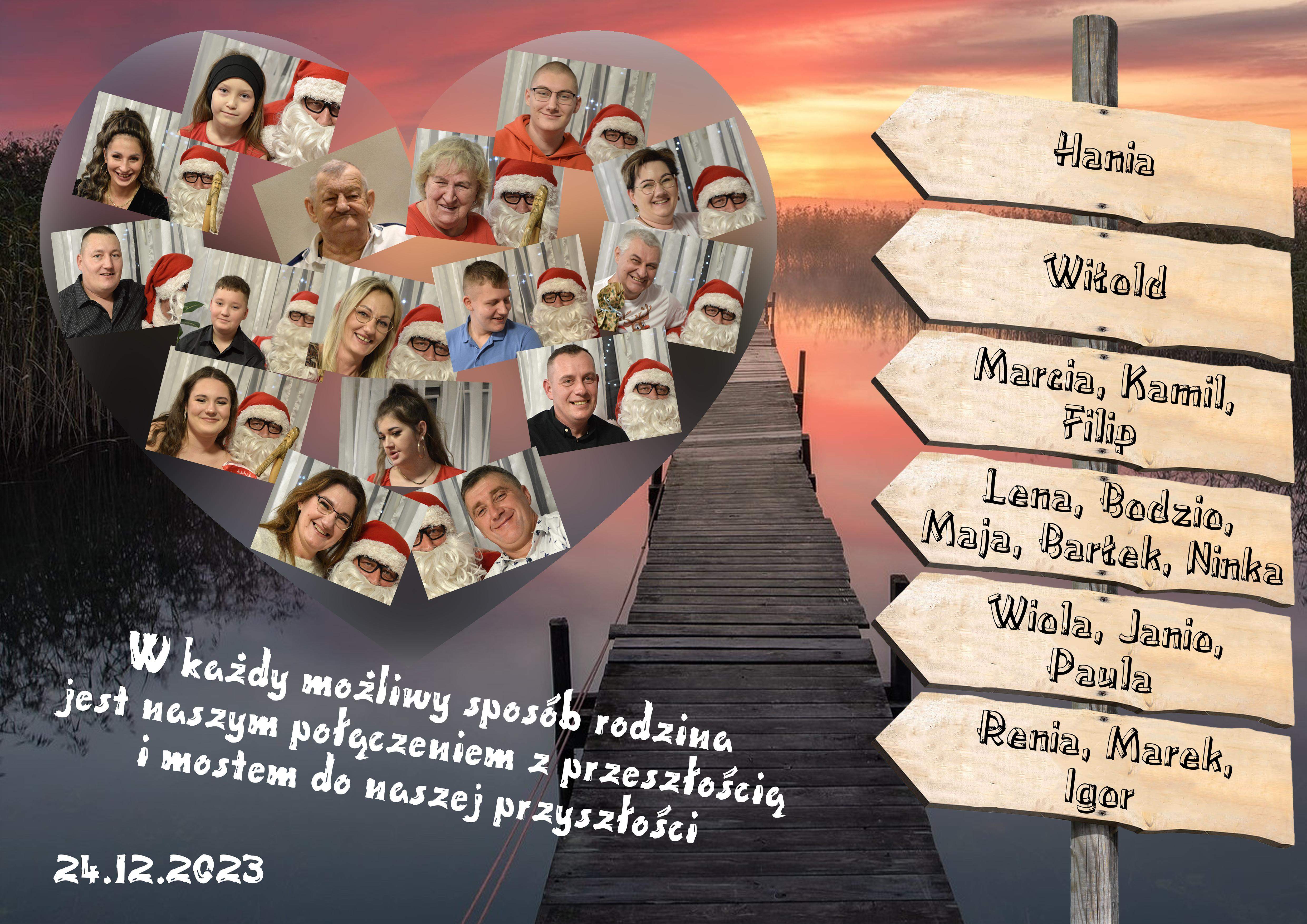 Plakat rodzina ze zdjęciem 0