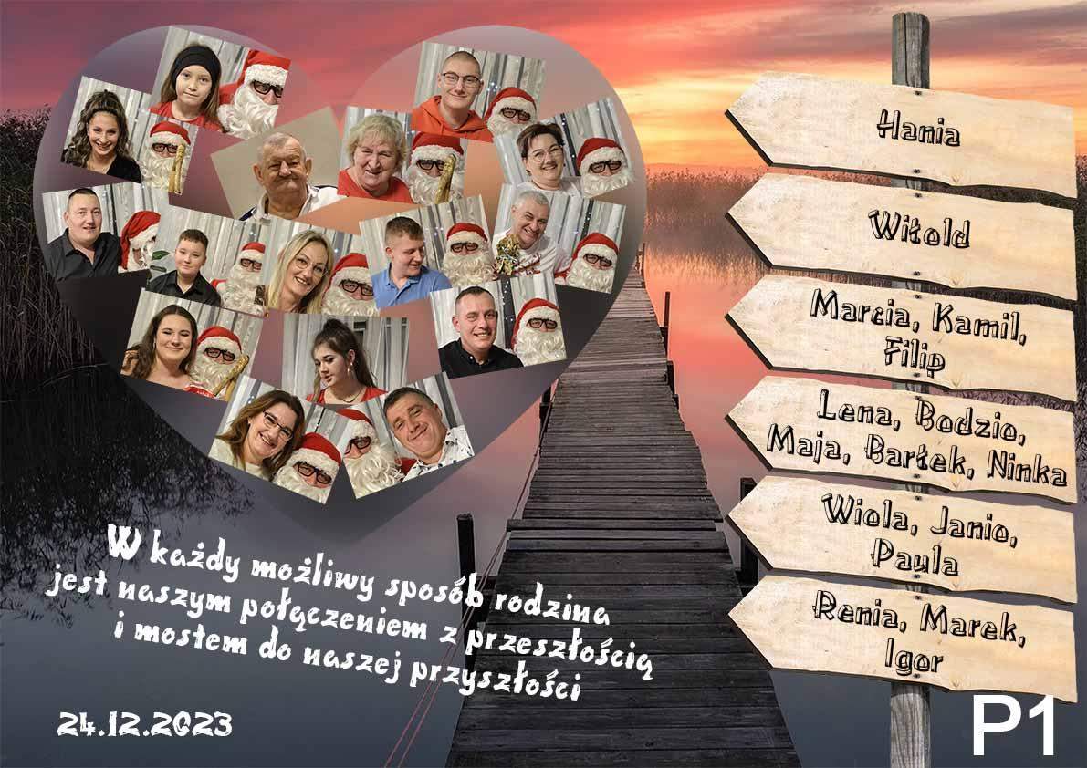 Plakat rodzina ze zdjęciem 0