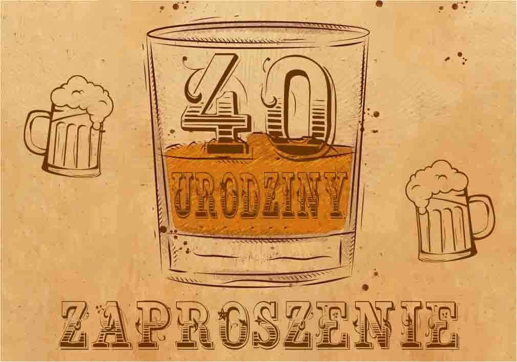 Zaproszenia na urodziny każdy wiek 10x15 3